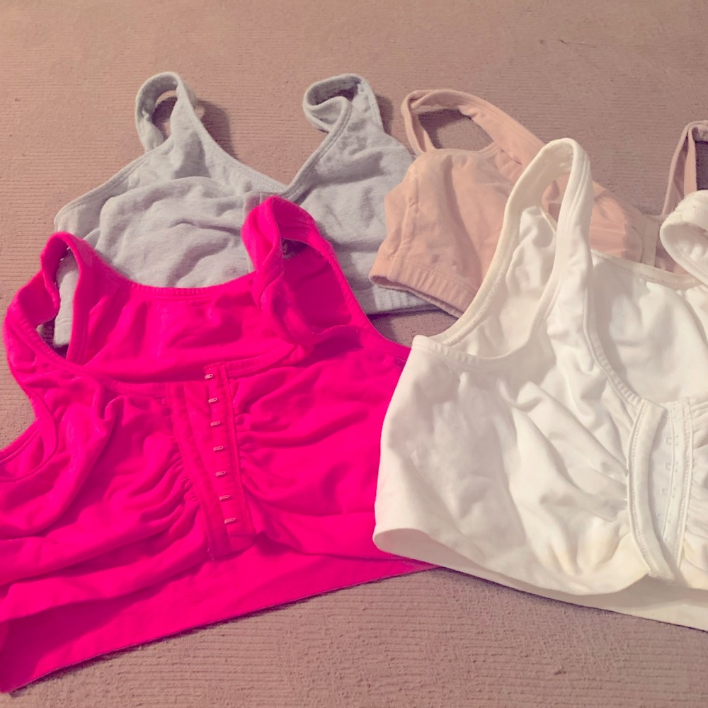 Very gently used surgical bras.